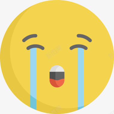哭whatsapp笑脸平淡图标图标