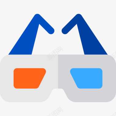 3d眼镜媒体技术平板图标图标