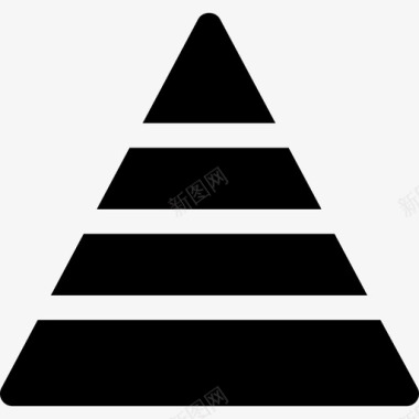 金字塔图信息图元素5填充图标图标