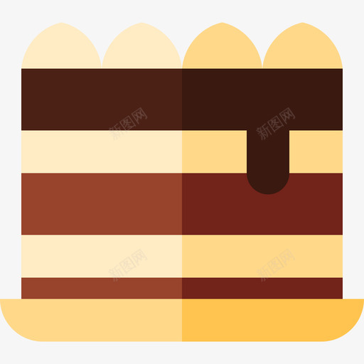 提拉米苏甜点和糖果无糖图标svg_新图网 https://ixintu.com 提拉米苏 无糖 甜点和糖果