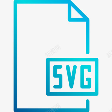 Svg文件和文件夹6线性渐变图标图标