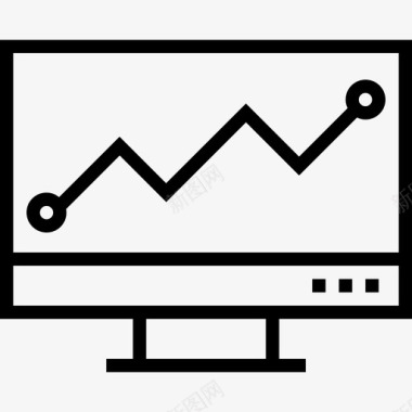 折线图数字营销38线性图标图标