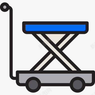 手推车购物和电子商务2线性颜色图标图标