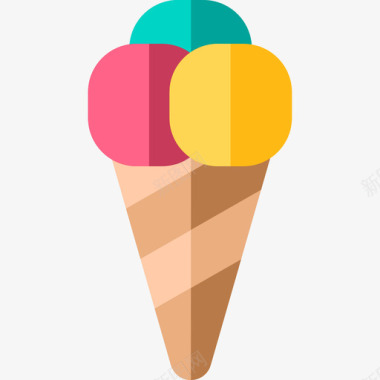 冰淇淋44号宝宝平淡图标图标