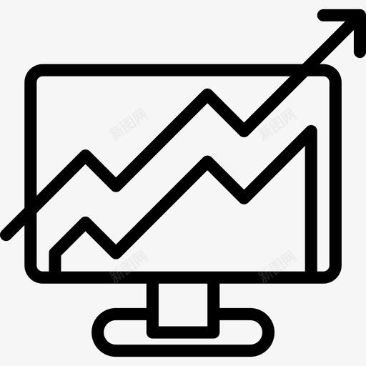 利润数字营销70线性图标svg_新图网 https://ixintu.com 利润 数字营销70 线性