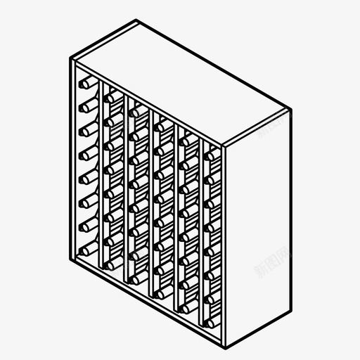 葡萄酒储藏瓶子陈列图标svg_新图网 https://ixintu.com 瓶子 葡萄酒储藏 陈列 餐厅家具