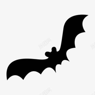 蝙蝠动物飞鼠图标图标
