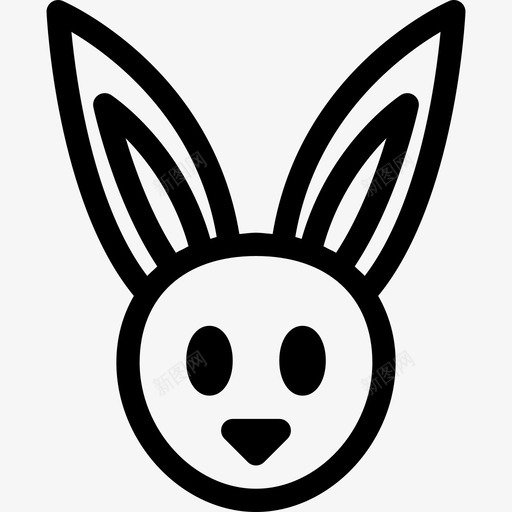 复活节兔子复活节29直系图标svg_新图网 https://ixintu.com 复活节29 复活节兔子 直系