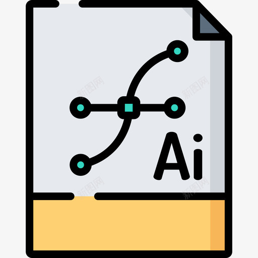 Adobe图形33线性颜色图标svg_新图网 https://ixintu.com Adobe 图形设计33 线性颜色