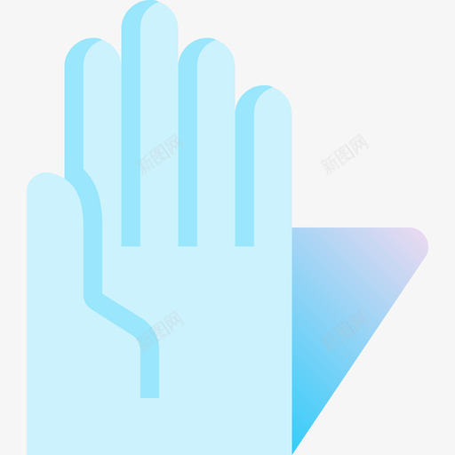 手套清洁33蓝色图标svg_新图网 https://ixintu.com 手套 清洁33 蓝色