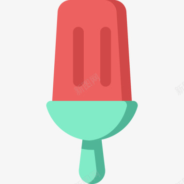 冰棒冰淇淋店3公寓图标图标