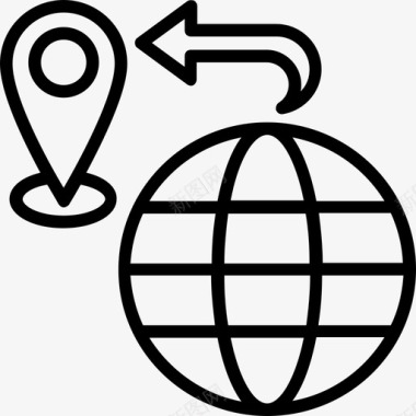 全球范围物流和交付2浅圆形图标图标