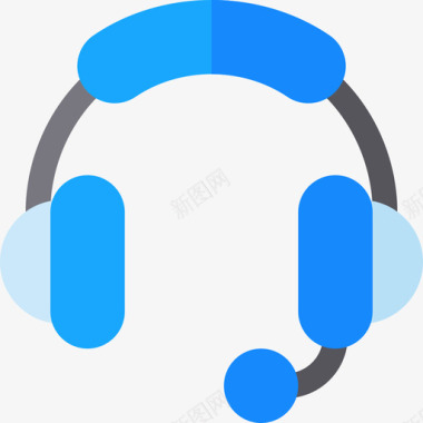 耳机反馈和推荐3扁平图标图标