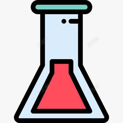 烧瓶医学院2线性颜色图标svg_新图网 https://ixintu.com 医学院2 烧瓶 线性颜色