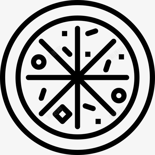 披萨快餐26直系图标svg_新图网 https://ixintu.com 快餐26 披萨 直系