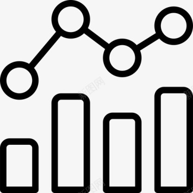 分析数据和图表8线性图标图标