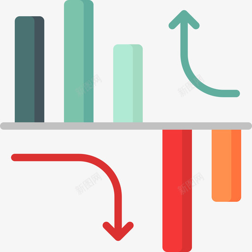 条形图信息图形元素3平面图图标svg_新图网 https://ixintu.com 信息图形元素3 平面图 条形图