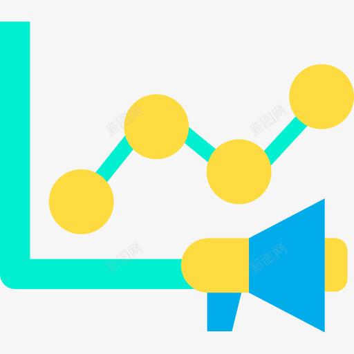 折线图分析2平面图图标svg_新图网 https://ixintu.com 分析2 平面图 折线图