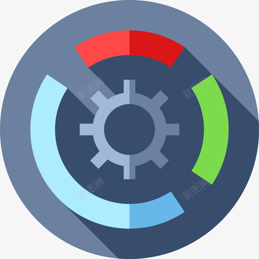 图表业务216扁平图标svg_新图网 https://ixintu.com 业务216 图表 扁平