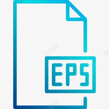 Eps文件和文件夹6线性渐变图标图标