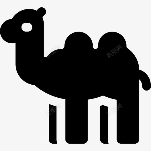 骆驼沙漠11填充图标svg_新图网 https://ixintu.com 填充 沙漠11 骆驼