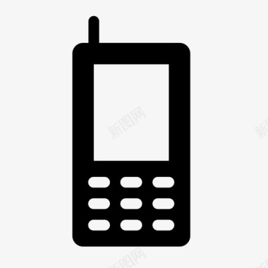 传统电话通信设备图标图标