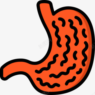 胃医学106线颜色图标图标