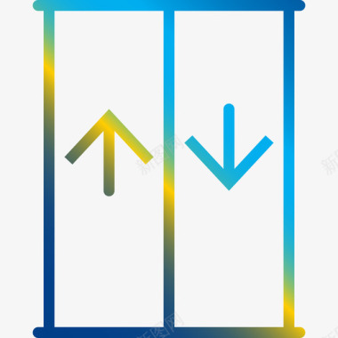 电梯运输65直线坡度图标图标