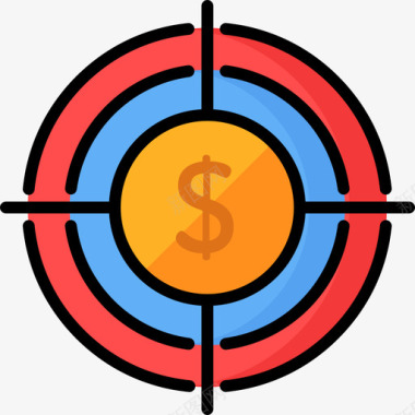 货币金融47线性颜色图标图标