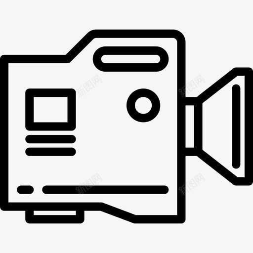 摄像机照片和视频2线性图标svg_新图网 https://ixintu.com 摄像机 照片和视频2 线性