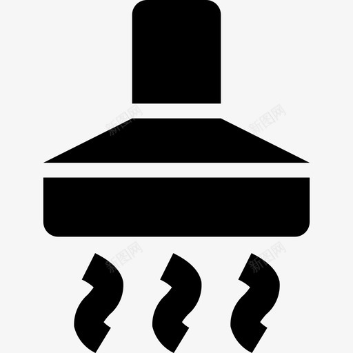 厨房油烟机家用电器5台加油图标svg_新图网 https://ixintu.com 加油 厨房油烟机 家用电器5台