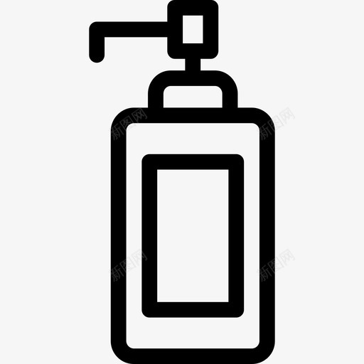 香皂美容和水疗5线性图标svg_新图网 https://ixintu.com 线性 美容和水疗5 香皂