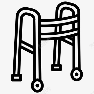 助行器手杖步行架图标图标