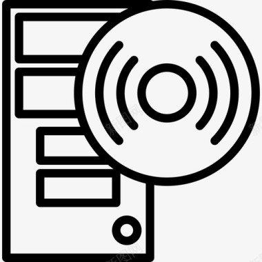 Pctech14线性图标图标