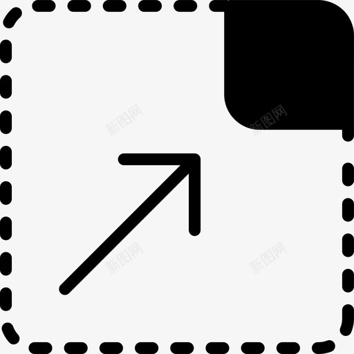 最大化方向2实心图标svg_新图网 https://ixintu.com 实心 方向2 最大化