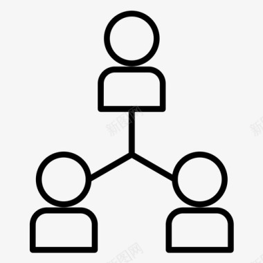 网络群组互联网图标图标