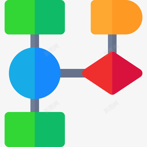 流信息图元素4平面图标svg_新图网 https://ixintu.com 信息图元素4 平面 流