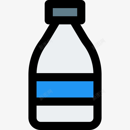 奶瓶饮料5线性颜色图标svg_新图网 https://ixintu.com 奶瓶 线性颜色 饮料5