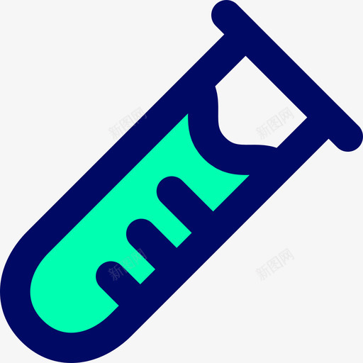 试管医用92绿影图标svg_新图网 https://ixintu.com 医用92 绿影 试管