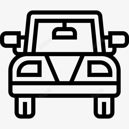 校车教育124直线图标svg_新图网 https://ixintu.com 教育124 校车 直线