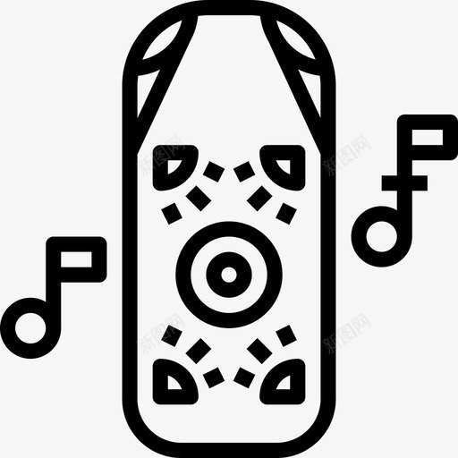 音乐智能汽车轮廓直线图标svg_新图网 https://ixintu.com 智能汽车轮廓 直线 音乐