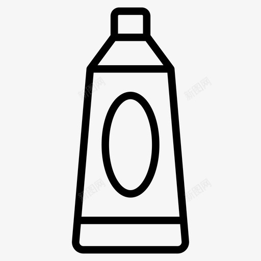 牙膏牙科医疗保健图标svg_新图网 https://ixintu.com 医疗保健 卫生 牙科 牙科和医疗产品线图标 牙膏 试管