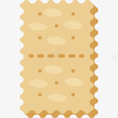 曲奇食品甜点扁饼干图标图标