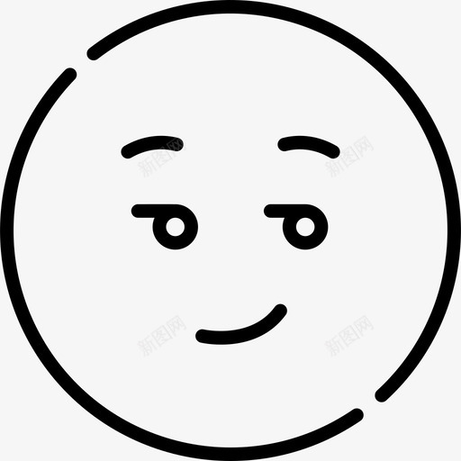 调情whatsapp笑脸3线性图标svg_新图网 https://ixintu.com whatsapp笑脸3 线性 调情