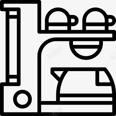 咖啡机咖啡21直线型图标图标