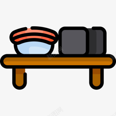 寿司活动原色图标图标