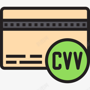 Cvv购物和电子商务2线性颜色图标图标