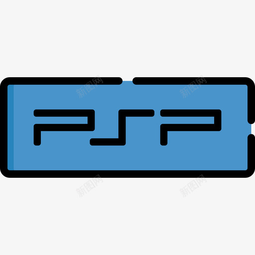 Psp电子游戏logo2线性颜色图标svg_新图网 https://ixintu.com Psp 电子游戏logo2 线性颜色