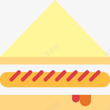 三明治快餐22平的图标图标