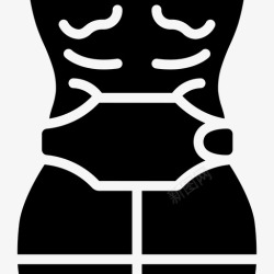 腰健身器材腰腰带健身器材17填充图标高清图片